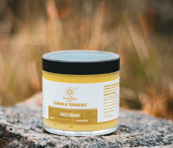 Swasthya Lemon & Turmeric Face Cream.
